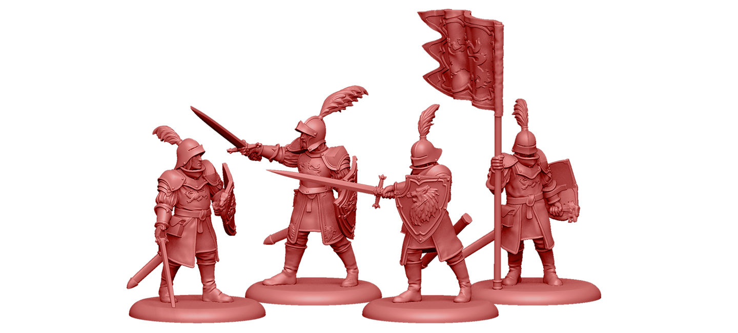 A Song of Ice and Fire : Tabletop Miniatures Game - Lannister Guardsmen